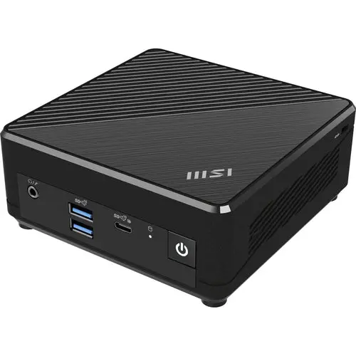 MSI Cubi N ADL S-217DE PC/stazione di lavoro Intel® N N200 8 GB DDR4-SDRAM 256 GB SSD Windows 11 Pro Mini PC Nero