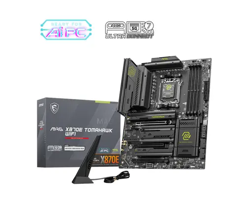 MSI MB AMD MAG X870E TOMAHAWK WIFI, ATX, AM5, DDR5, 3PCI-Ex16, 4SATA3