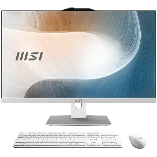 MSI Modern AM242P 1M-1872AT All-in-One PC Intel Core 5 120U 60,5 cm (23.8") 1920 x 1080 Pixel PC All-in-one 16 GB DDR5-SDRAM 512 GB SSD Windows 11 Home Wi-Fi 6E (802.11ax) Bianco