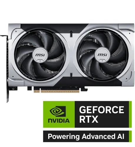 MSI VGA GEFORCE RTX 5060 TI, RTX 5060 Ti 16G VENTUS 2X OC PLUS, 16GB GDDR7, HDMI/DP*3, ATX, DUAL FAN