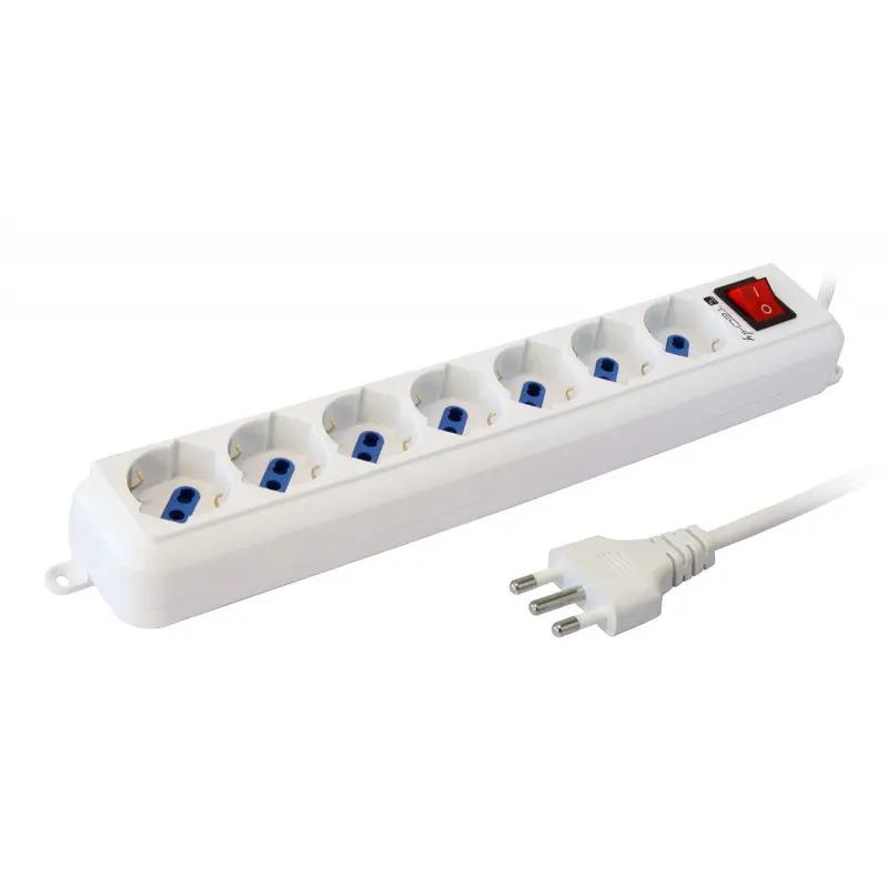 Multipresa 7p it/schuko cavo 3mt