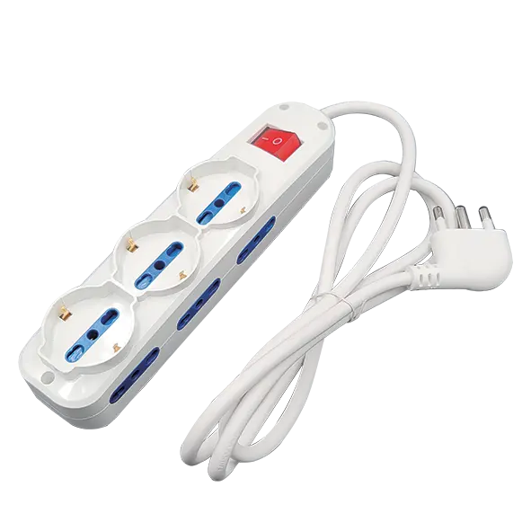 Multipresa Imperia 9P 3xP40 + 6 P17/11 CAVO 1,5MT interruttore luminoso 900055