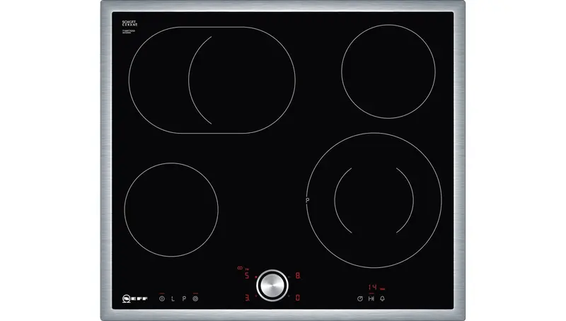 Neff T16BT76N0 piano cottura Nero Da incasso Ceramica 4 Fornello(i)