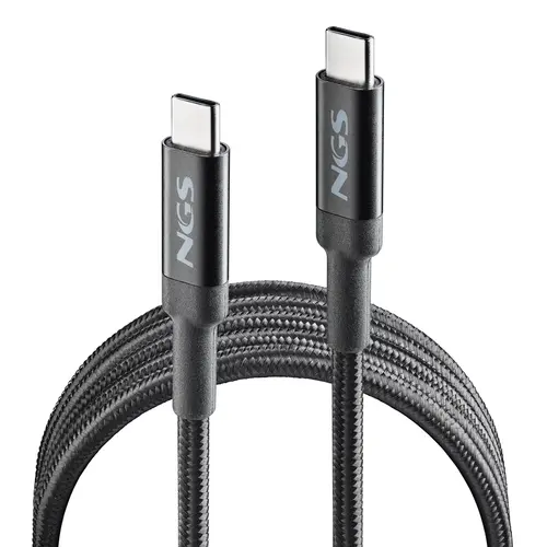 NGS CAVO DI RICARICA RAPIDA DA USB C A USB C, LUNGHEZZA 2 M
