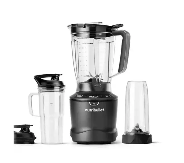 NutriBullet NBF550DG SmartSense 1500 Watt Combo Standmixer dunkelgrau