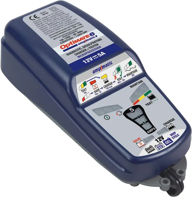 OptiMate 6 Ampmatic TM-180 Caricabatterie 12V 5A