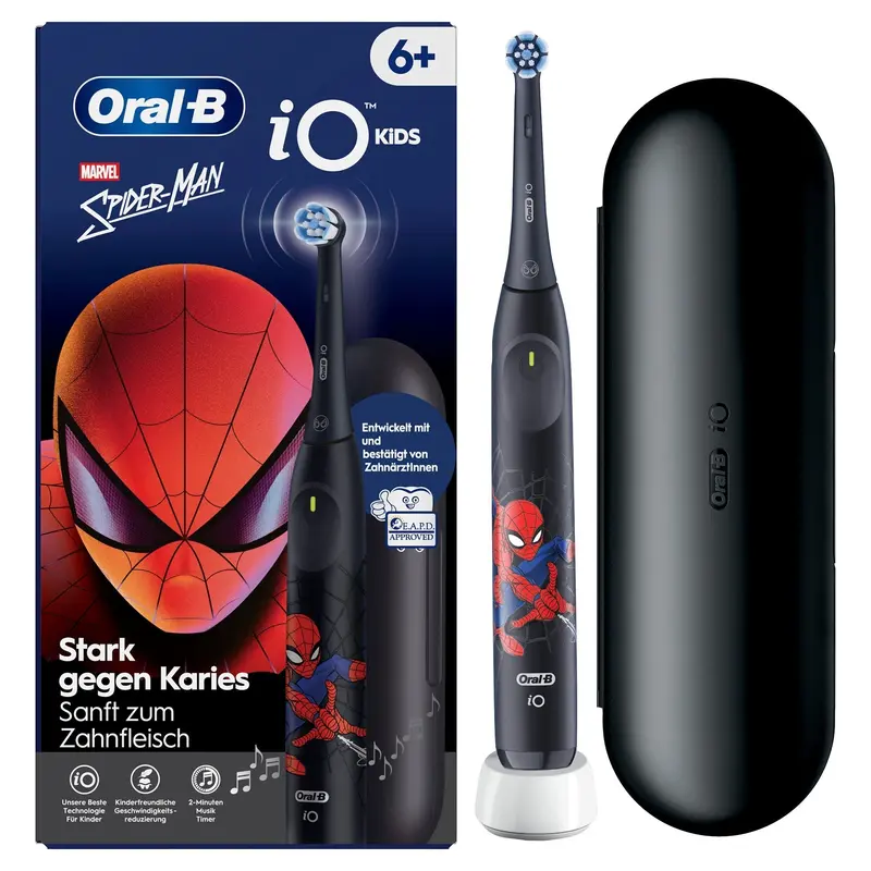 Oral-B iO Kids Spiderman Bambino Spazzolino rotante Nero