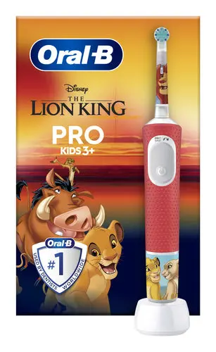 Oral-B Kids VITALITYPROLIONK spazzolino elettrico Bambino Spazzolino rotante-oscillante Multicolore