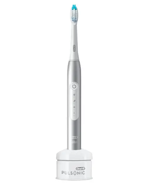 Oral-B Pulsonic Slim Luxe 4000 Adulto Spazzolino elettrico sonico Platino