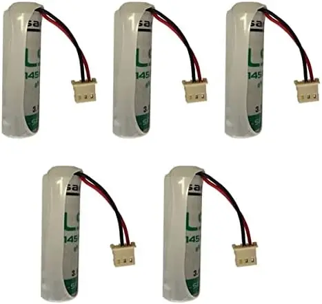Pack 5 Batterie Litio SAFT LS14500 3,6 V AA Tecnoalarm