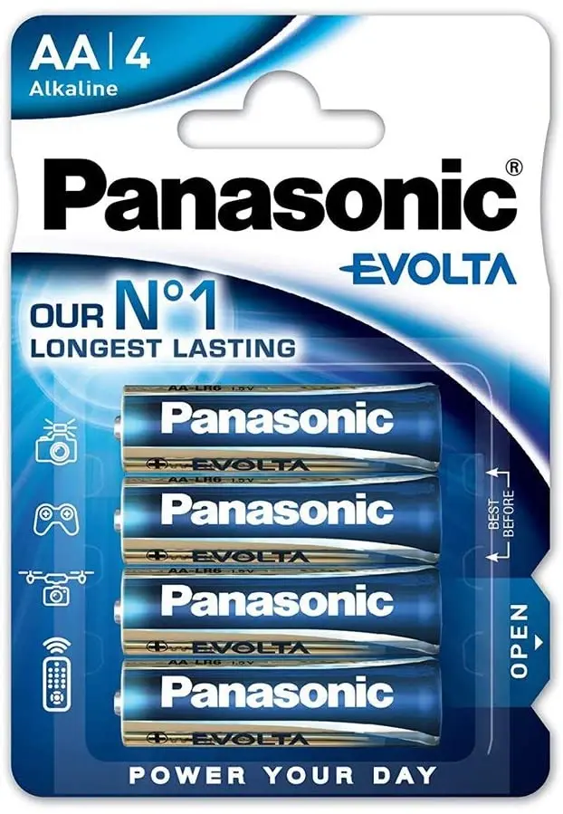 Panasonic evolta alkaline AA blister 4 pz.