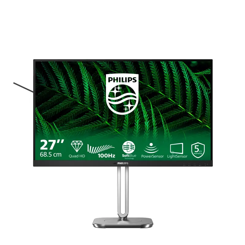Philips 5000 series 27B2G5500/00 Monitor PC 68,6 cm (27") 2560 x 1440 Pixel Quad HD LCD Antracite