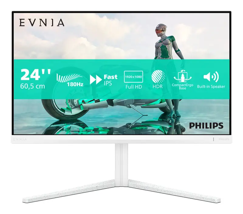 Philips Evnia 24M2N3201A/00 Monitor PC 60,5 cm (23.8") 1920 x 1080 Pixel Full HD LCD Bianco