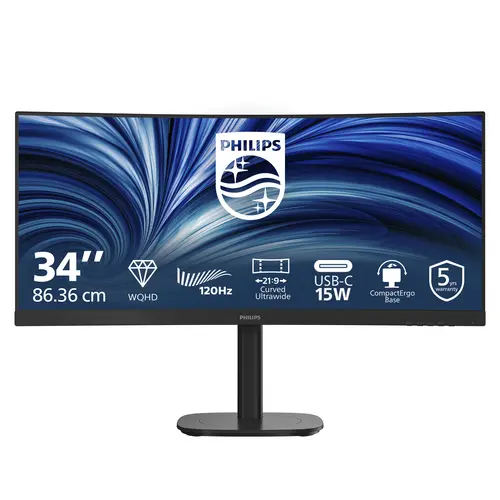 PHILIPS MONITOR CURVO 34 LED VA WQHD 21