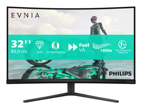 PHILIPS MONITOR GAMING CURVO 31,5 LED VA QHD 16