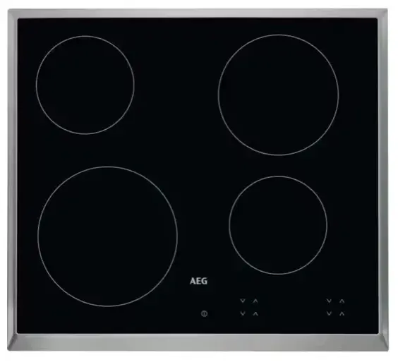 Piano Cottura Vetroceramica 60 cm AEG Autonomo Nero