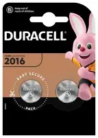 Pila al litio bottone duracell 3 V 2xcr2016