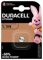 Pila al litio bottone duracell 3 V formato 1/3n