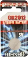 Pila al litio bottone maxell 3 V CR2012
