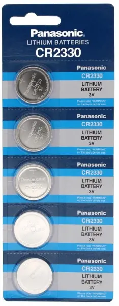 Pila al litio bottone Panasonic formato CR2330
