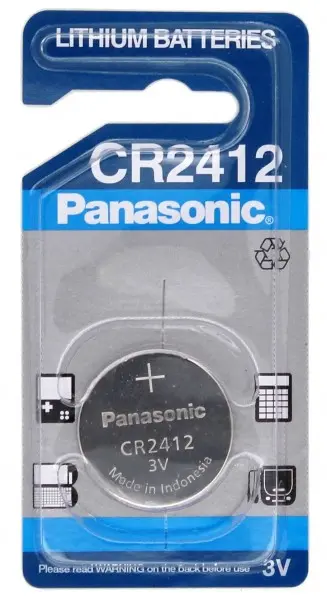 Pila al litio bottone Panasonic formato CR2412