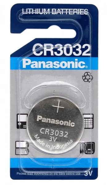 Pila al litio bottone Panasonic formato CR3032