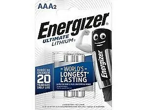 Pila al litio Energizer formato AAA 1,5 V blister 2 pz.