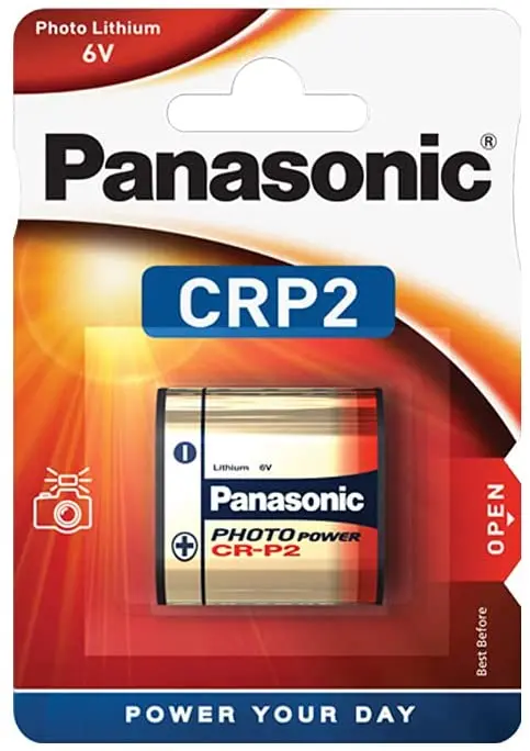 Pila al litio Panasonic formato CRP2P 3 V