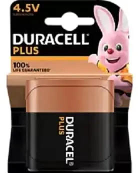 Pila alcalina duracell formato 4,5 V blister 1 pz.
