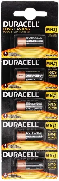 Pila alcalina duracell formato MN21 12 V blister 5 pz.