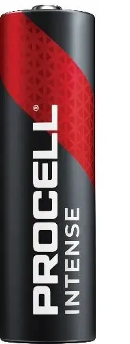 Pila alcalina formato AA LR6 1,5 V Duracell Procell Intense CONF. 10 pz