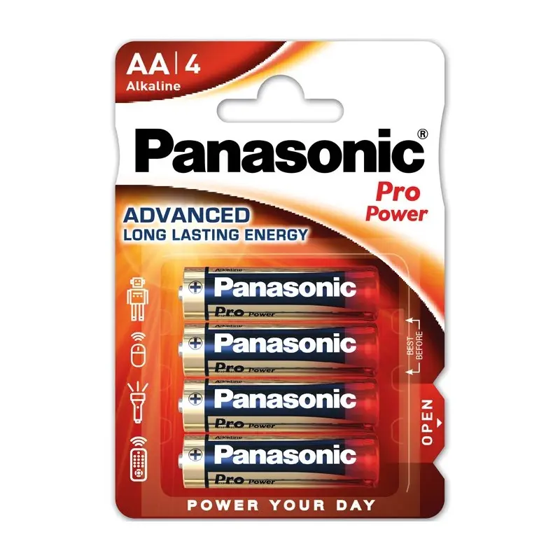Pila alcalina Panasonic formato AA blist 4 pz.