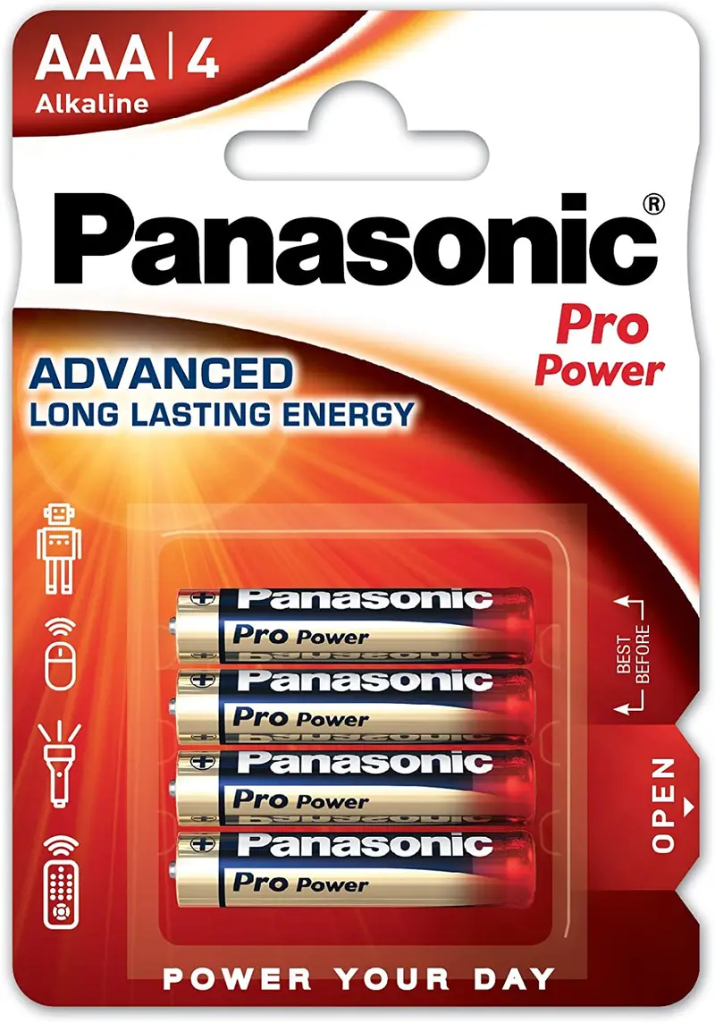 Pila alcalina Panasonic formato AAA blist 4 pz.