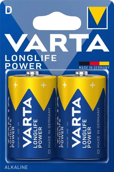 Pila alcalina VARTA formato D blist 2 pz.
