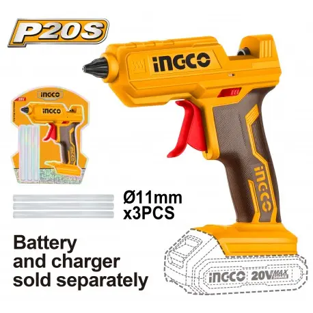 Pistola termocollante a batteria (non inclusa)
