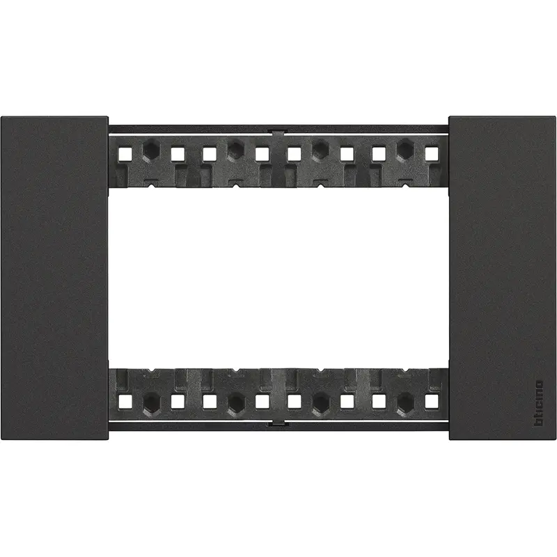 Placca colore nera 4 moduli Btivino Living NOW KA4804KG