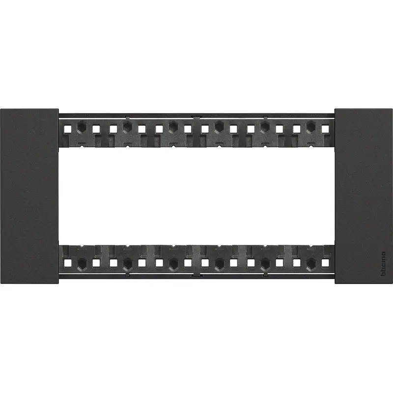 Placca colore nera 6 moduli Btivino Living NOW KA4806KG