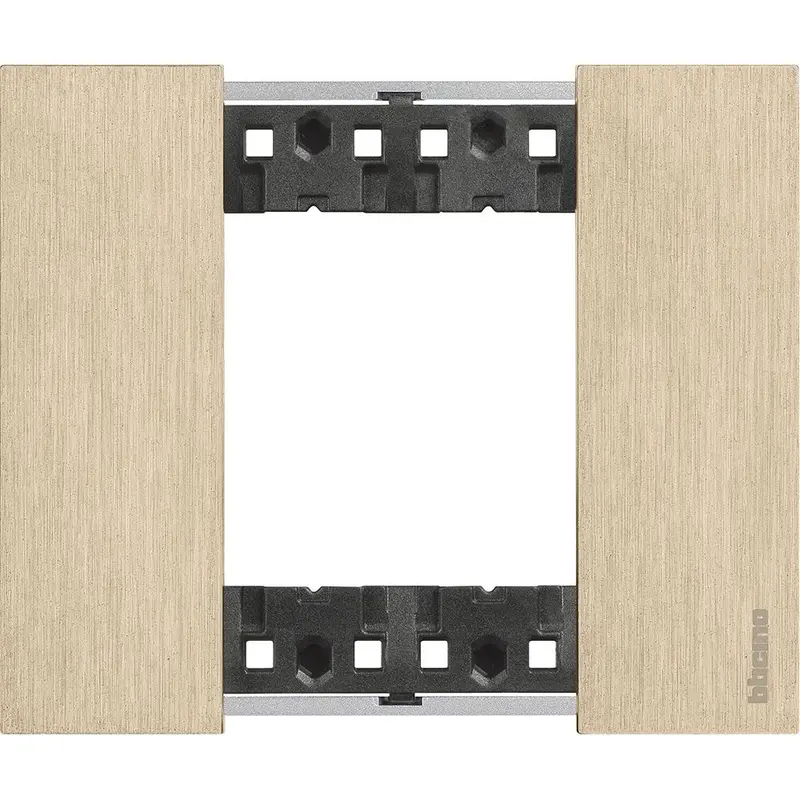 Placca Living Now 2 moduli - oro - materiale
