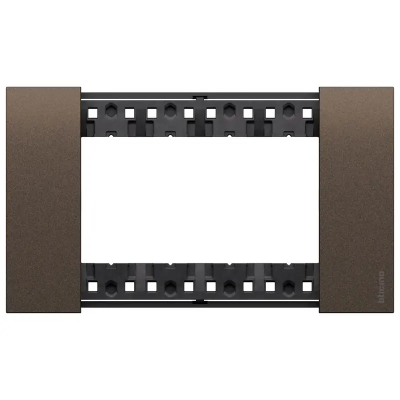 Placca Living Now 4 moduli - Finitura Bronze - Materiale Zama Bticino KA4804KB