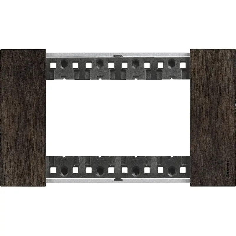 Placca Living Now 4 moduli - noce - materiale