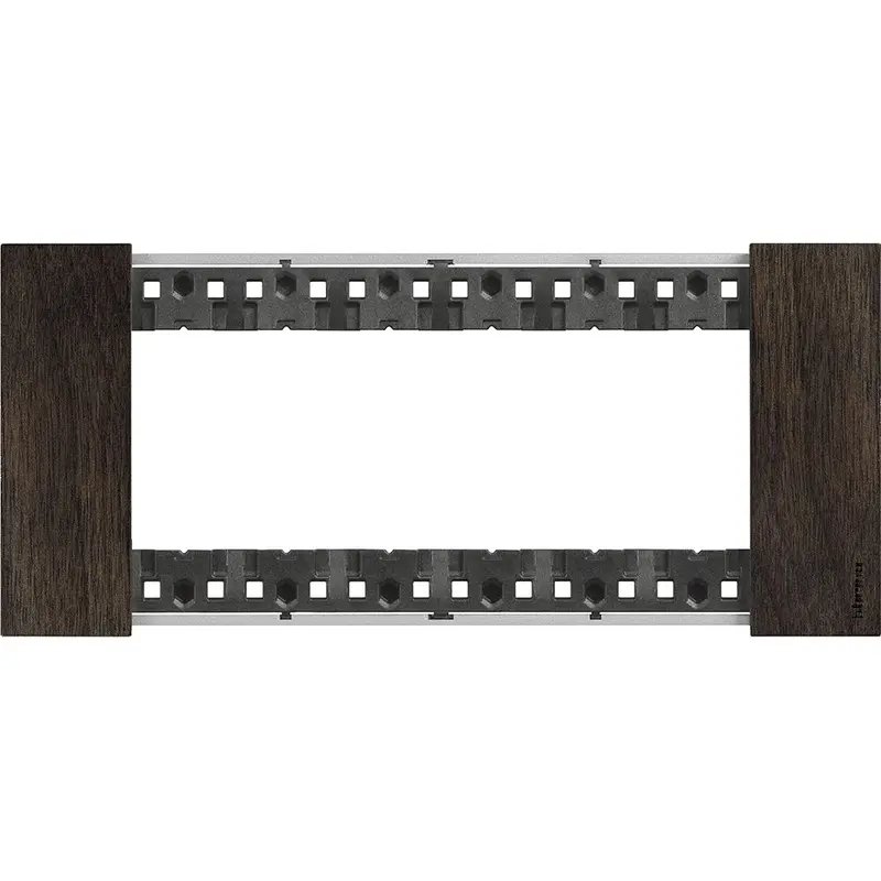 Placca Living Now 6 moduli - noce - materiale