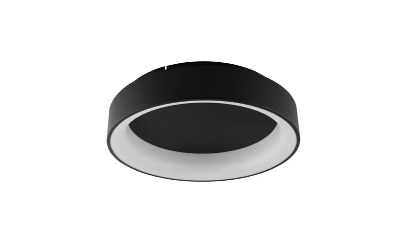 PLAFONIERA LED FANEUROPE NOAH NERA 2 MISURE 60W 8000LM 60X60X13CM - 40W 5600LM 45X45X13CM LED-NOAH-NERO