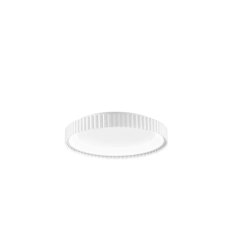 Plafoniera LED NIKE bianca in metallo CCT 39cm. LED-NIKE-PL40-BCO