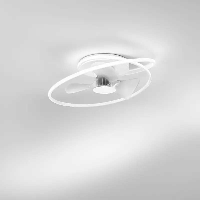 Plafoniera led ventilatore Faneurope storm 60W 7450LM CCT 77X27cm bianco o nero led-storm