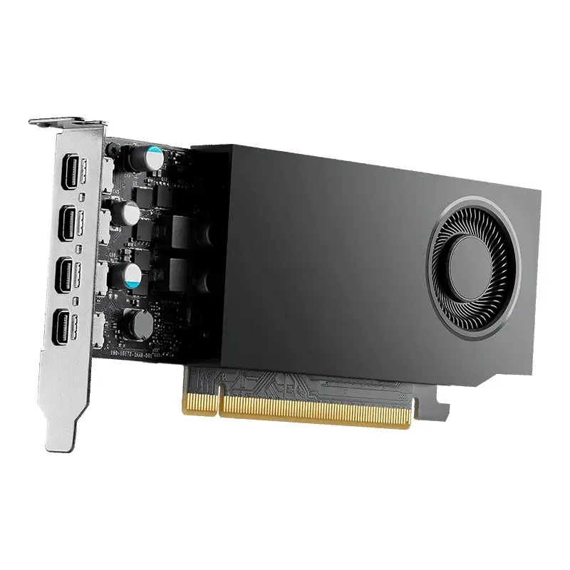 PNY VGA QUADRO RTX A400, 4GB GDDR6,1x ATX BRACKET,  4x mDP, LOW PROFILE, OEM VERS