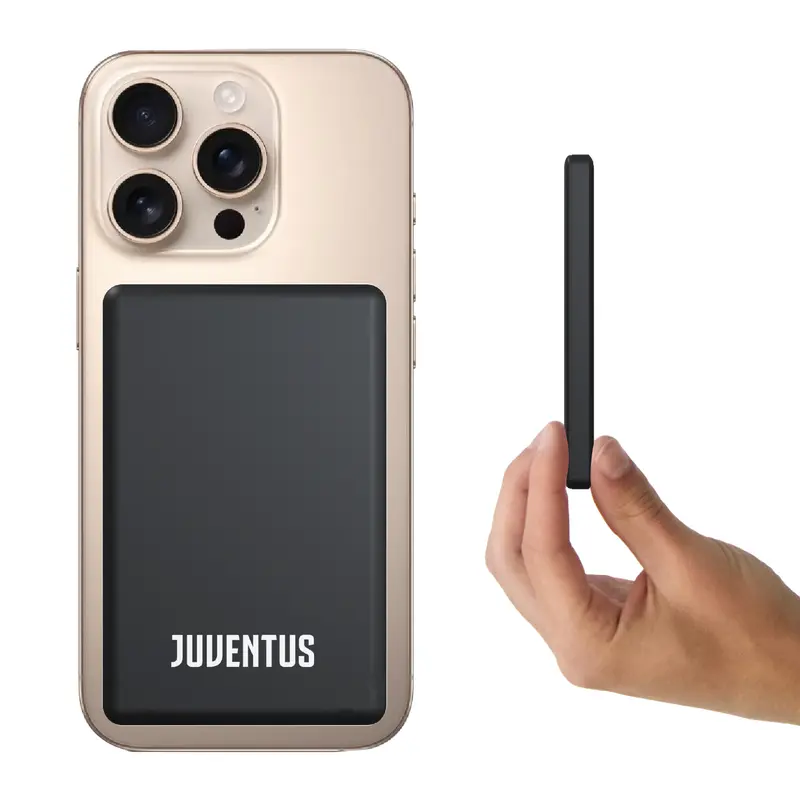 Powerbank con ricarica Wireless - 5000mAh / 10000mAh - Juventus