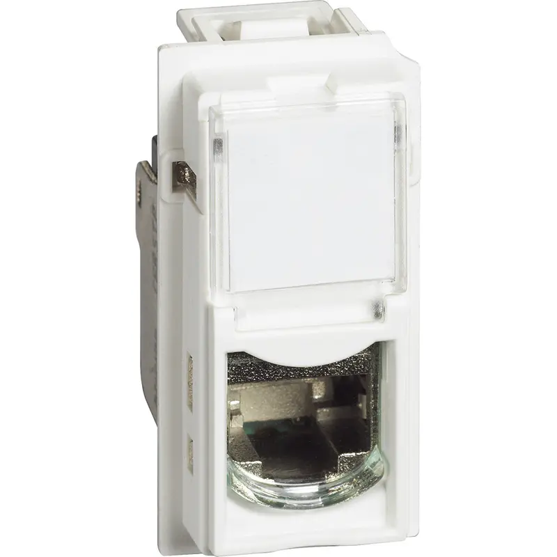 Presa Di Rete RJ45 categoria 6 UTP Colore Bianco Bticino Living Now KW4279C6