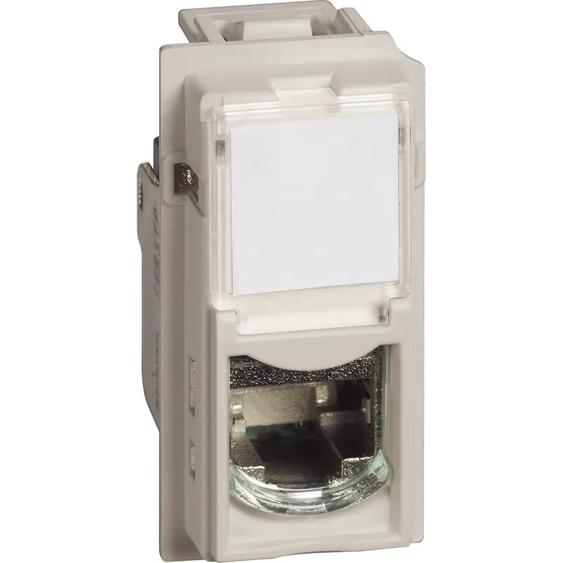 Presa Di Rete RJ45 categoria 6 UTP Colore Sabbia Bticino Living Now KM4279C6