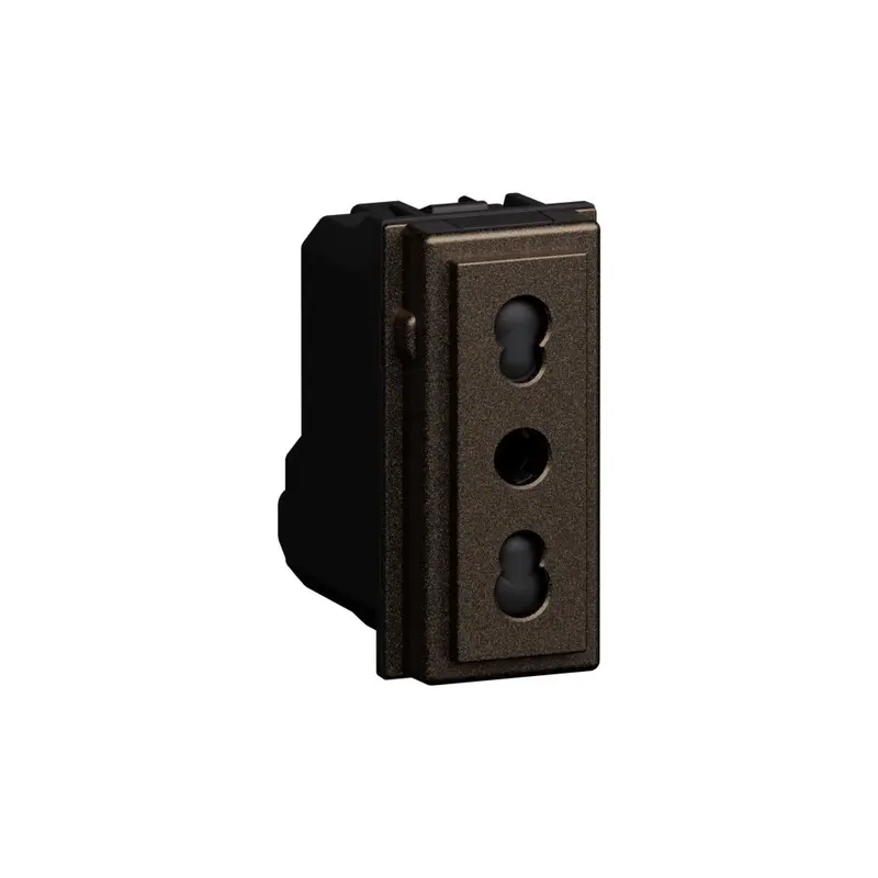 presa standard italiano P17/P11 2 P+T 16 A 250 Va.c. Bticino KB4180