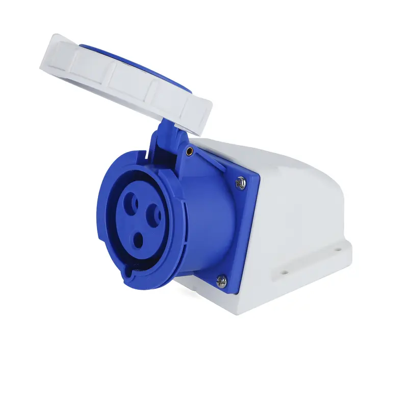 PROPART Presa a muro Indust. CEE 16A-6h 2P+T 220-250V IP67 PEI1132